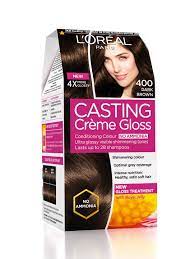 Apply to dry, unwashed hair from roots to ends—the dwell time of 20 minutes. Buy Loreal Paris Casting Creme Gloss Hair Colour Dark Brown 400 87 5 G 72 Ml Hair Colour For Women 135701 Myntra