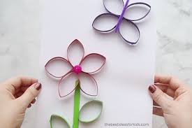 From sensory bins to crafts to learning activities and more! Paper Roll Flowers The Best Ideas For Kids