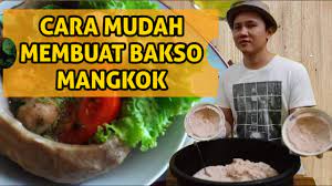 Cara Mudah Membuat Bakso Mangkok Bakso Unik Youtube Bakso Unik