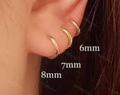 Earrings • CZ Dainty Earrings • Huggie Hoops Earrings • Cubic Zirconia  Earrings • Minimalist Earrings • Gift for Her