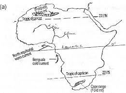A north atlantic ocean current setting westward off the southwest coast of iceland. 2002 Waec Geography Theory A On A Sketch Map Of Africa Locate And Name I Two Fold Mountain Areas Myschool