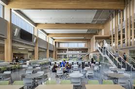 Colegio Alexandria Area Cuningham Group Architecture Education Architecture High School Design Cafeteria Design