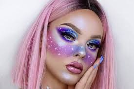21 galaxy makeup looks creative