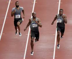 In his last individual race on the olympic stage, the ­finest sprinter of them all signed off with a spectacular exclamation mark. Merritt Blazes Into 200m Final Rollins Stuns In Hurdles Arab News