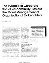 pdf) the pyramid of corporate social