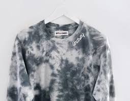 Black And Grey Tie Dye Sweatshirt Stormy Tee 3 Long Sleeve Cotton Grey Tie Dye Crew Neck Etsy In 2020 Tie Dye Tie Dye T Shirts Grey Tie Dye