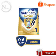 Nutricia Nutribaby Royal Acti Duobio 1 800gr Susu Formula Bayi 0 6 Bulan Shopee Indonesia