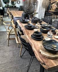 Table Kaz Ev Dekorasyon Ev Dekorasyon Ikea Ikea Kids Room Contemporary Interior Design Malm Billy Bookcases Ente In 2020 Live Edge Dining Table Dining Room Design Home