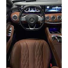 The Mercedes Benz S63 Amg Coupe Interior In Brown And Black Do You Like This Elegant Interior Photo By Mbofportl Mercedes Benz Super Luxury Cars Mercedes