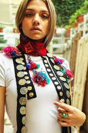 Vintage Bohemian Necklace Statement Piece, Bedouin Necklace, Hand  Embroidered Necklace, Hippie Necklace, Egyptian Jewelry, Sinai Necklace