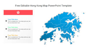 Hong kong, officially the hong kong special administrative region of the people's republic of china, is a metropolitan area and special admi. Free Editable Hong Kong Map Powerpoint Template Ciloart