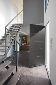 Porte D Entree Aluminium Contemporaine Tanguy Porte Entree Aluminium Entree Moderne Porte Aluminium