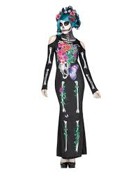 Explore more like day of the dead dress up. Beautiful Bones Ladies Costume For Halloween Karneval Universe