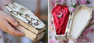 Halloween Wedding Ring Holder Ring Pillow Wedding Diy Wedding Ring Halloween Themed Wedding