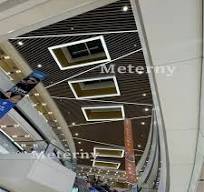 Custom Aluminum Slat Ceiling for Shopping Mall