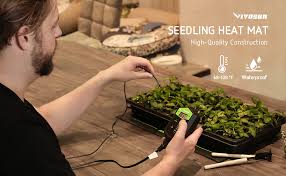 Grow light and heat mat. Amazon Com Vivosun Durable Waterproof Seedling Heat Mat Warm Hydroponic Heating Pad 20 X 20 Met Standard Patio Lawn Garden