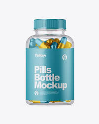 Clear Glass Bottle W Metallic Pills Mockup In Bottle Mockups On Yellow Images Object Mockups Bottle Mockup Mockup Psd Mockup Free Psd