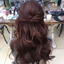 Pictures and how to's for the best prom updos prom updo elegance cute crimped look with headband side view with curls. Half Up Half Down Hairstyles Brown Hair Novocom Top