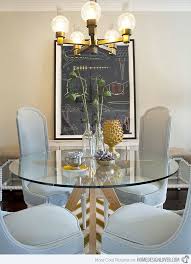 Putting the rooms under one area also enables all family members for more interactions. 15 Appealing Small Dining Room Ideas Home Design Lover Glass Dining Room Table Dining Room Small Dining Room Table Centerpieces