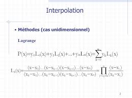 Check spelling or type a new query. 1 Interpolation Buts L Interpolation Consiste A Calculer Des Valeurs Pour Differents Points Sur La Base D Observations Faites Sur Des Points Particuliers Ppt Telecharger