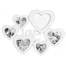 Découvrez vite notre sélection de cadre photo pas cher de qualité. Cadre Photo Pele Mele Coeurs Xxl 51 Cm Pour 6 Photos Grand Format Blanc Achat Vente Pele Mele Photo Cdiscount