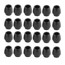 Antrader 24pcs Silicone Black Furniture Pads With Felt Pads Floor Protectors Non Slip Sofa Chair Table Glides Feet Ca Furniture Pads Black Furniture Sofa Chair