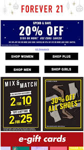 Yes, youmay use up to 10 gift cards per transaction. Take 30 Off Countdown To Black Friday Forever 21 Email Archive