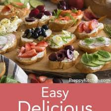 Fig and goat's cheese puffs christmas canapé Easy Canapes Preppy Kitchen