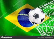 Fifa World Cup 2022 Brazil National Flag Soccer Ball Net — Stock ...