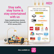 Enjoy astro go's features • stream over 50,000 videos on demand and 100 tv channels via astro go. Astro On Twitter Today Marks The Beginning Of Mco Across 6 States Don T Worry We Are Here With You Staysafestayhome Stay Entertained Enjoy Complimentary Viewing Of Kids Pack And News