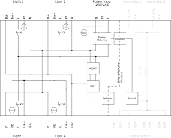 Alternatively, if you wish to use only the switchdim feature of tridonic drivers and ballasts, you can wire per the diagram below Dali Light Outputs With Power Distribution