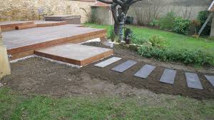 Quel est coût d'un amenagement jardin ? Amenagement Jardin Terrasse Bois Ip Avec Jacuzzi A Saint Romain Au Mont D Or Ameneo Piscines