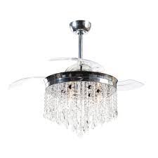There are some that are small while ceiling fan with chandelier light kits are designed differently for great freedom of choice when. Ceiling Fans With Lights Remote Control 42 Inch Retractable Blades Chandelier Fans Bulbs Not Included F4706 Walmart Com Walmart Com