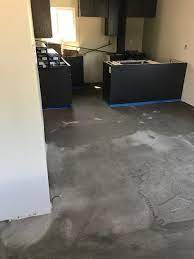Applying Self Leveling Compound To Prep The Flooring Install Floor Installation Flooring Leveling Floor