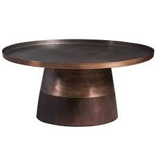 Maybe you would like to learn more about one of these? Luna Industrial Loft Antique Copper Steel Hardwood Base Round Side Table 21 W 30 W Kathy Kuo Home