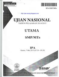 Kunci jawaban unbk smp 2019 asli. Soal Dan Bahasan Unbk Ipa Smp 2019 Masnurul