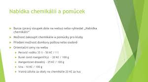 Novinky Ze Sekce Chemie Jakub Reznak Nove Pokusy Sekce Chemie Pokusy Navody I Pro Zacatecniky Pro Zajemce Chemikova Vyzva Rozpracovane Navody Ppt Download