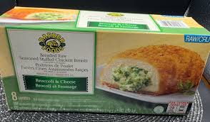 Costco Barber Foods Breaded Raw Seasoned Stuffed Chicken Breasts With Broccoli And Cheese Review Costco West Fan Blog