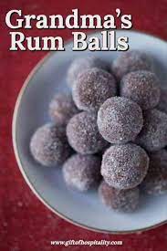 Grandma S Rum Balls Recipe Christmas Cookies Easy Christmas Desserts Christmas Candy Recipes