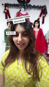 Stylish Simple Cotton Short Kurtis for Every Occasion