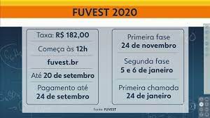 Check spelling or type a new query. Fuvest Abre Nesta Segunda Feira As Inscricoes Para O Vestibular 2020 Sao Paulo G1