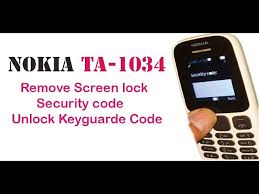 It's a long shot but you could try: How To Remove Screen Lock Security Code Unlock Keyguard Code On Nokia 105 Ta 1034 Litetube