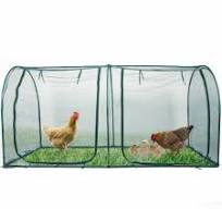 Gallinero portátil para gallinas, casa de aves de corral, red de jardinería  al aire última intervensión, recinto fácil de colocar para proteger ...