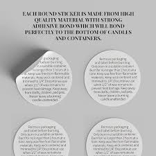 Create warning stickers to display around your work site or on dangerous equipment. Candle Warning Stickers 1 5 Inch Round Label Sticker Decal For Candl