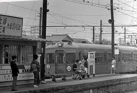 東上線坂戸町 昭和39年 鉄道 写真 昔の写真 私鉄