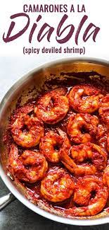 My suegra prepares her camarones a la diabla unpeeled and with the shrimp heads attached. Camarones A La Diabla Isabel Eats Easy Mexican Recipes Recipe Seafood Recipes Recipes Mexican Shrimp Recipes