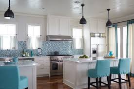 turquoise kitchen design cottage