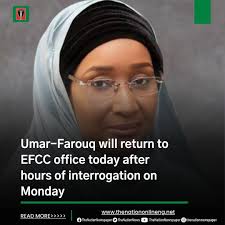 Former Minister of Humanitarian Affairs, Disaster Management and Social  Development, Sadiya Umar-Farouq returned home