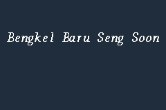 Check spelling or type a new query. Bengkel Baru Seng Soon Car Workshop In Kepong