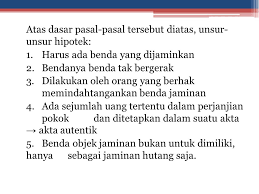 Di dalam hukum telah dijelaskan mengenai aturan dan juga sanksi yang akan dikenakan kepada pelanggarnya.adapun sanksi atau hukuman yang diberikan kepada setiap pelanggar hukum. Hipotek Pengertian Hipotek Adalah Suatu Hak Kebendaan Atas Benda Benda Tak Bergerak Untuk Mengambil Penggantian Daripadanya Bagi Pelunasan Suatu Perikatan Ppt Download